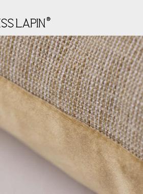 客编澜织18511品酒店浅咖色垫现代简约卧室靠枕靠腰枕厅沙发样板