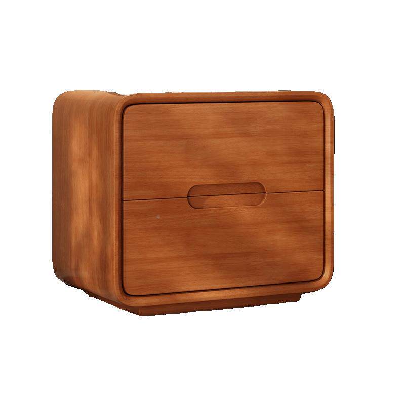 新中式实木床装头柜简约现家用室床卧边储物柜小户型免安收代SUN