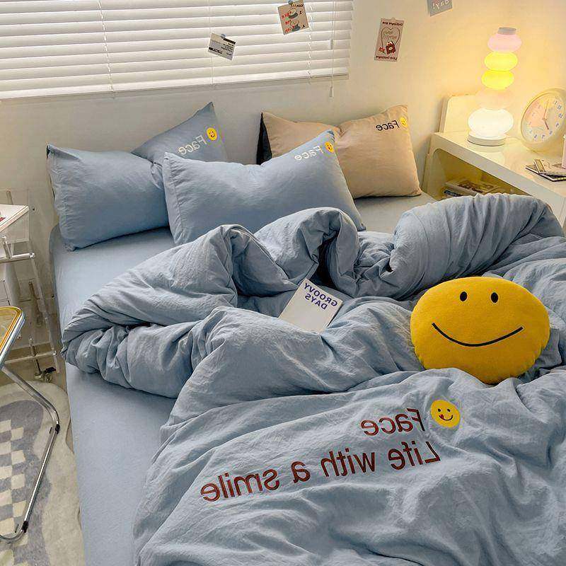 a加类母婴级可裸睡被厚超柔磨床上XPC四件套床笠套宿舍床单毛三件