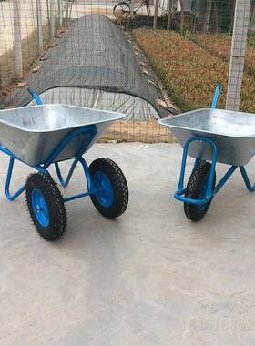 FEU独轮推车圾工地农用沙土建小筑翻斗垃搬运花人力双轮手推车包