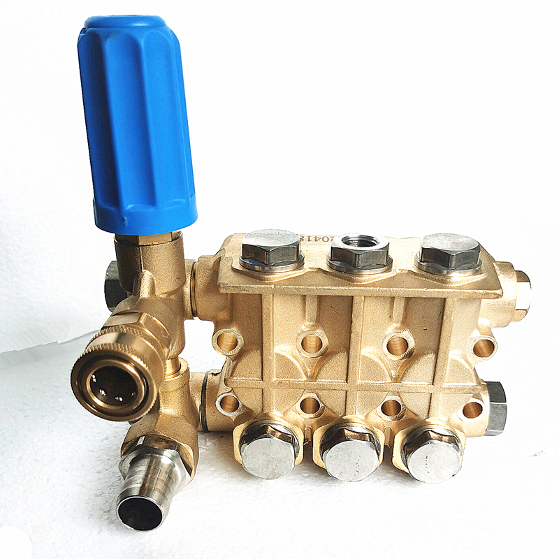 运达超高压清洗机洗车机刷车器配件铜块181铜泵头总成