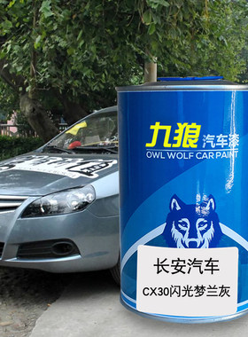 九狼汽车漆长成品安汽车漆梦兰灰CX20珍珠白闪光咖啡金黄30及品红