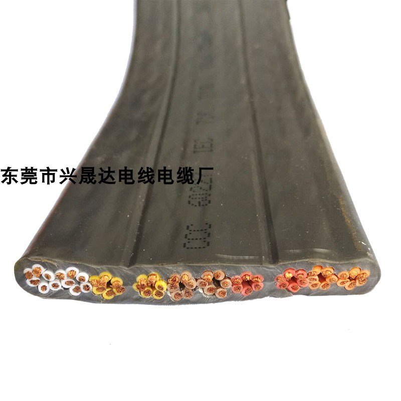 铜芯TVVB0*扁电缆 0芯平方电梯随行扁电缆耐磨耐拉耐弯
