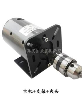 220V永MCE磁静直流电高速电机音马达机小型机调速电正反转马达