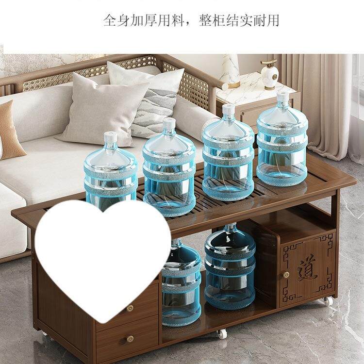 移动小茶桌家985用茶台水壶一体茶柜水茶车阳台非木茶烧几茶实具