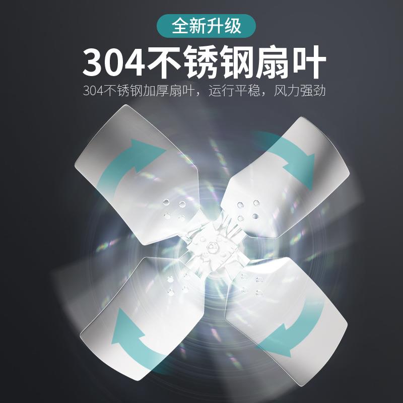 正风能筒4达0不钢轴流风机12寸排BR风扇家用厨房油烟排锈气圆风机