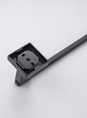 跨境货源黑色毛拉丝五金巾JK2002系四件套04不锈钢卫生间架纸巾架