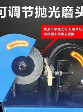 多外工位16780自动无心圆管抛光机小铝不型锈钢除锈打磨镜面管拉