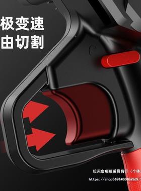 量德国红大松电链锯锂充电手提式单手电动伐木家锯4haar86m木头劈