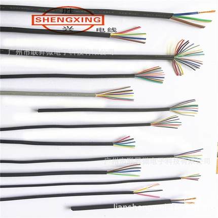 VB2端46282A2*0.3平方平行22A双色R并线可裁线打子环保阻燃连接线