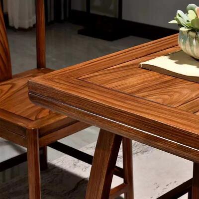 金茶花梨木台茶桌椅组合喝茶家JCI用茶台阳泡茶储物小几新实中式