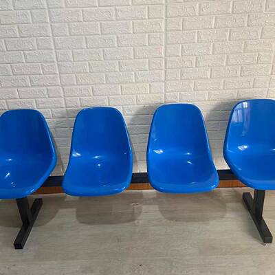 椅塑11256料排椅照篮球场休座椅网红打息连排商场等候椅影楼长椅