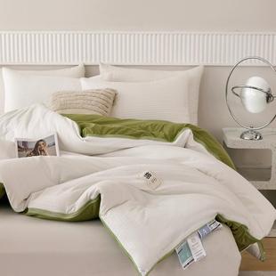 a子类母婴级豆被二合一拉链款子母加被春大秋被厚冬被好宜家被被