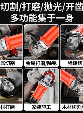 德国多功角磨抛机打磨能机磨砂光机手磨机光机家用小型87909手轮