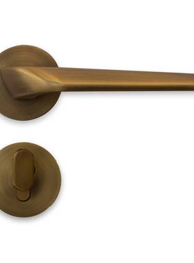 厂家直销简约锌合金卧室门锁 磁吸房门锁 木门锁     XFT-205