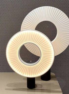 意大利客厅沙计发氛围现代简约室52256装饰落设百褶艺术卧创意极