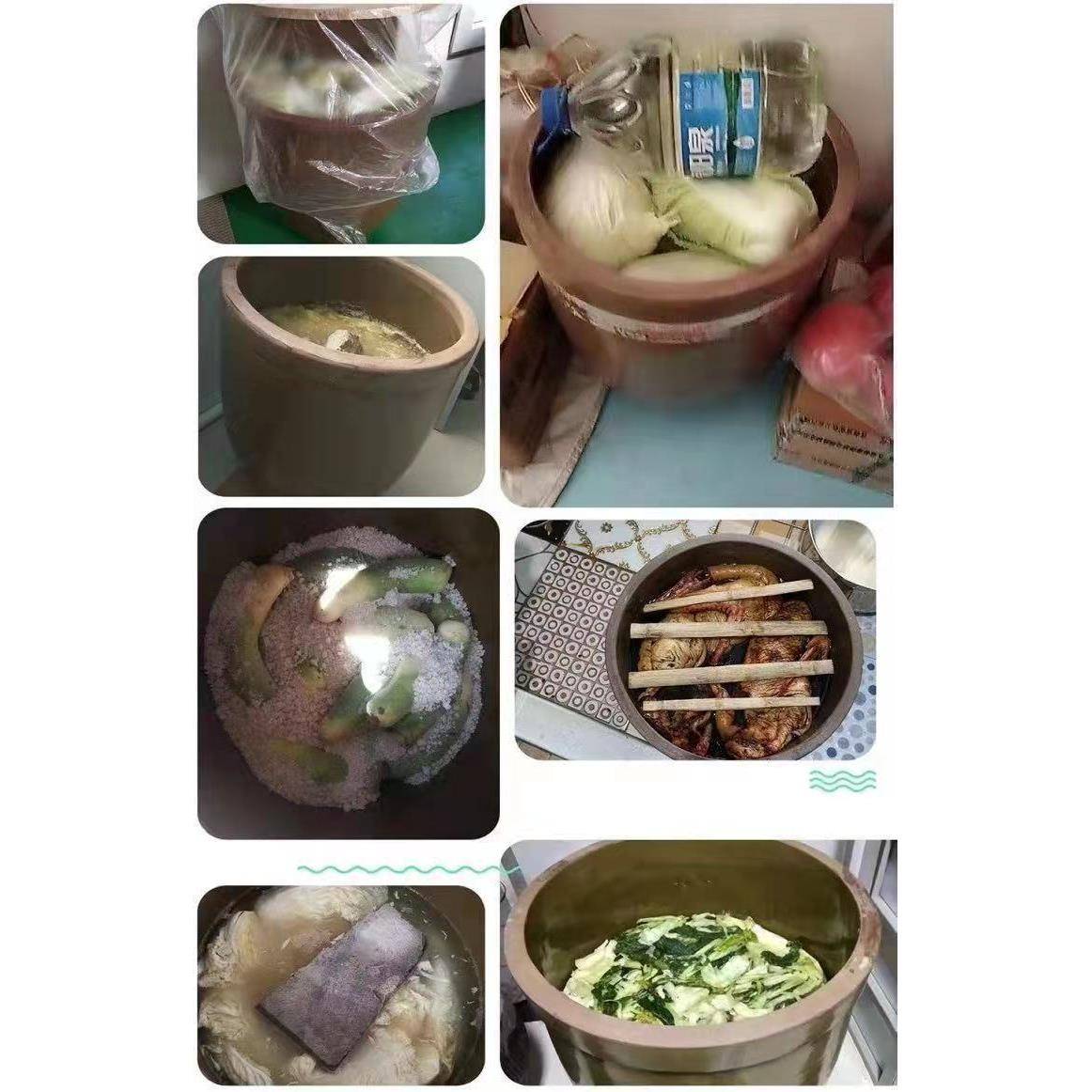 I菜YR7腌缸老式缸陶盆家YWZ用大菜水缸坛子储水瓷咸罐酸菜小酱缸
