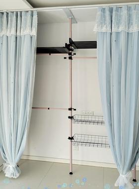 IF77HSTT9L顶3天立地径衣架8大口高承重落地立式简易衣卧柜家用室