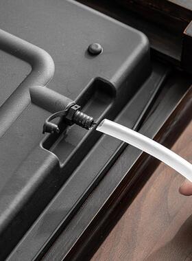 龙马精神高山竹茶盘大小CP221101号储排水水两用式客厅茶几泡茶盘