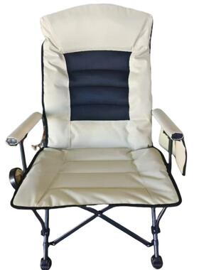 户外折叠椅加子加棉厚加粗大号靠椅子野64801营便携式背可节调扶