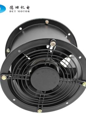 圆筒式外15685转轴风机岗位管道通风流工业厨房子低噪音排风扇排