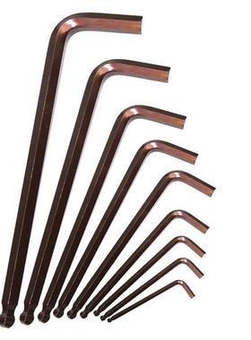 A3款16409公制9件套长头加长球头内六角扳手内六方扳L96872手套装