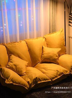 懒沙发人榻榻米24529折叠双人小户型网红卧床室单人简易地上沙款