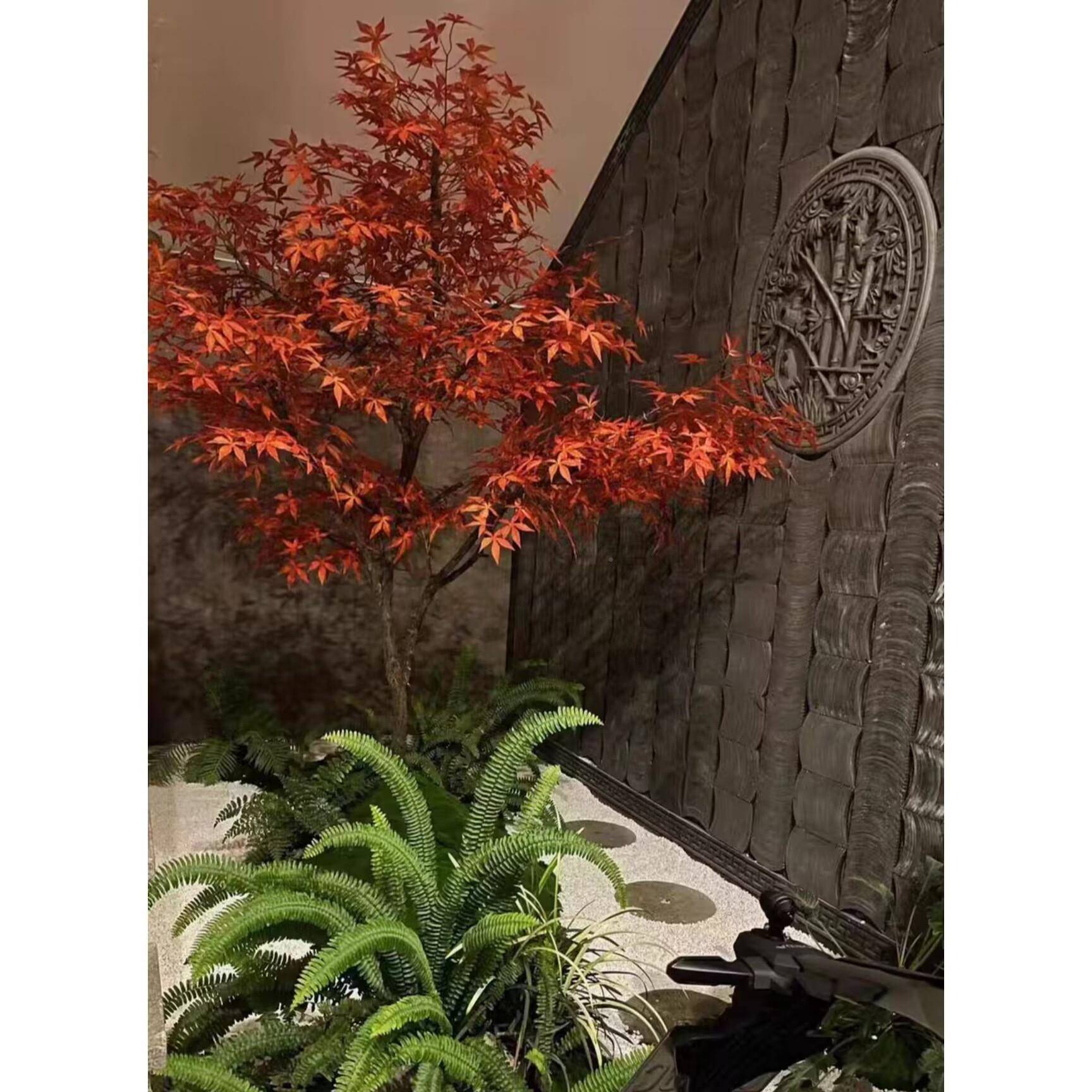 红枫树仿真日树内外13246564落地大型景观室式庭饰院造景装假树枯