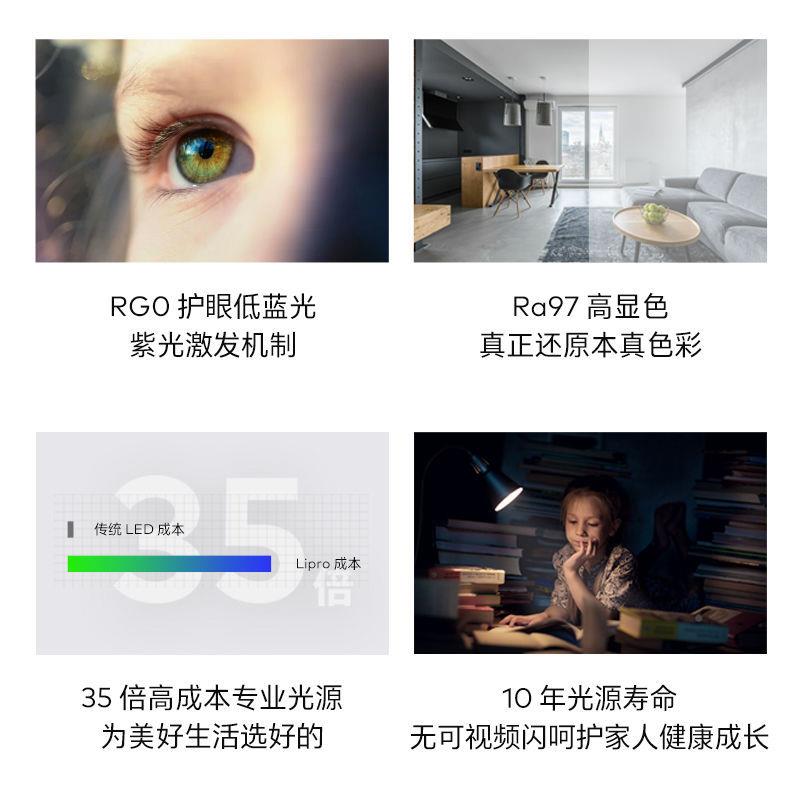 ed灯泡高显色ERH低蓝光护眼8家用台灯超l亮27螺口6球泡e灯