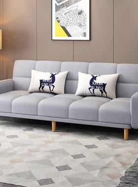 沙发小户型用沙两发室床折叠客厅简易出租66071房型卧单脚人双人