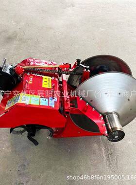 手扶拖拉机带动草莓开起机垄机草莓开沟起机JIZ一次垄沟成型