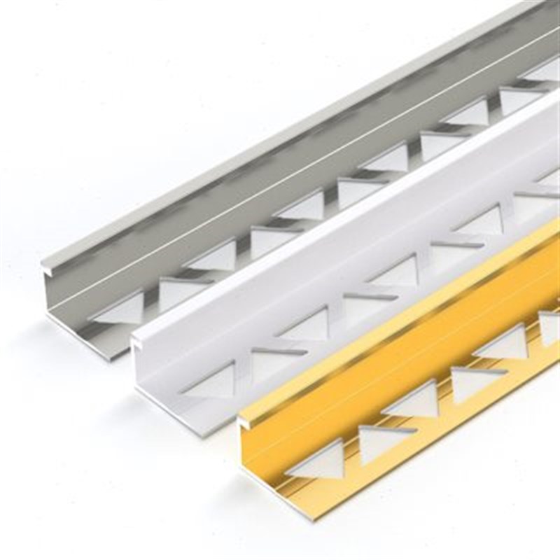 加厚铝合金线条金属瓷砖阳角线收边条白色阳角收口条墙砖护角压条