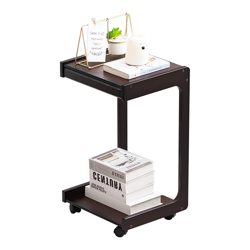 床边桌带滚可移动小桌子笔记本电脑桌沙发边几学生宿舍写字桌家用