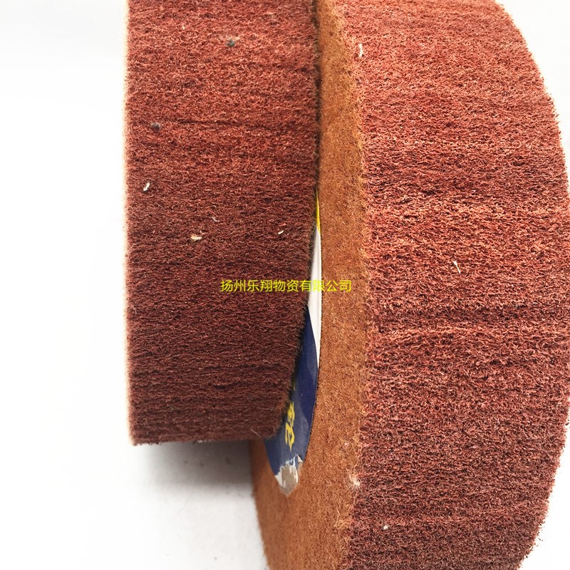 新丝路飞翼轮拉丝轮200*MM红色加硬飞翼轮 抛光轮 百洁布拉丝轮