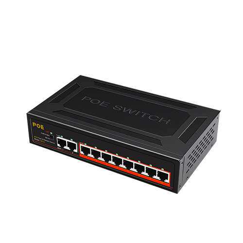 新 8口百兆PoE+2口百兆非管理型供电交换机内置电源POE分离器