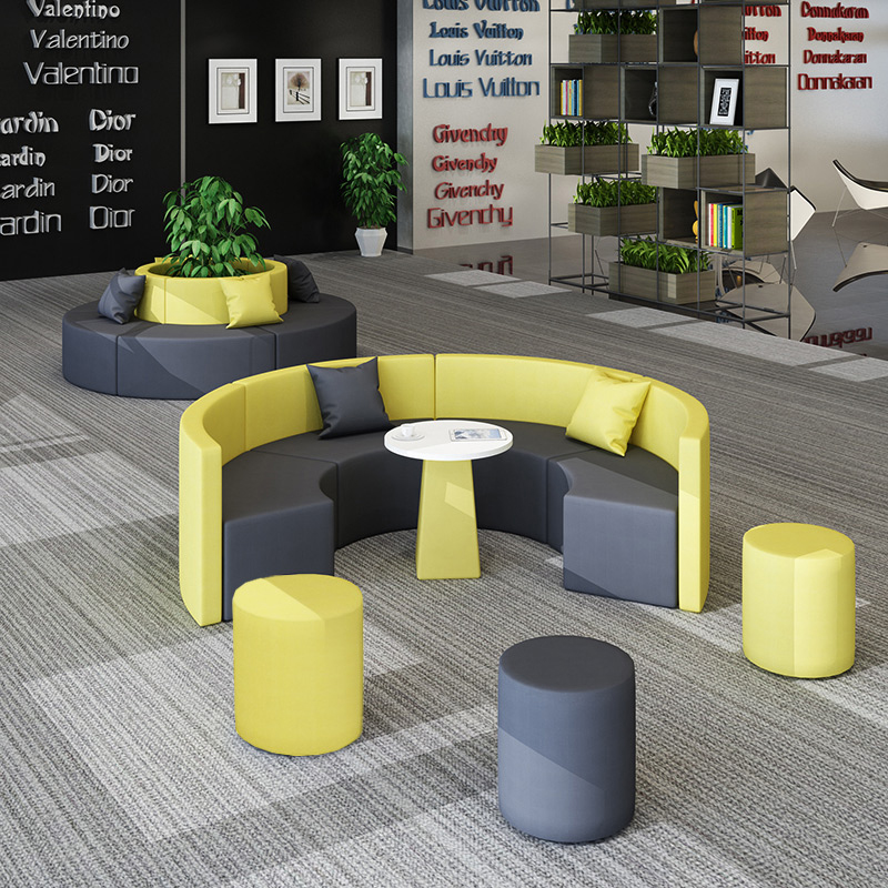 办公室美容院医院大厅现代接待室创意休息区商务会客洽谈办公沙发