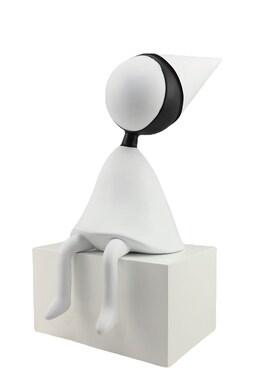 米澜达 简约现代卡通抽象人物摆件电视柜样板房书房客厅软装饰品