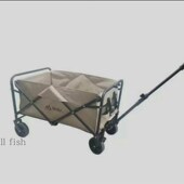 牧游人野营车摆摊野餐营地小推车可折叠手推车旅行便携手拉小推车