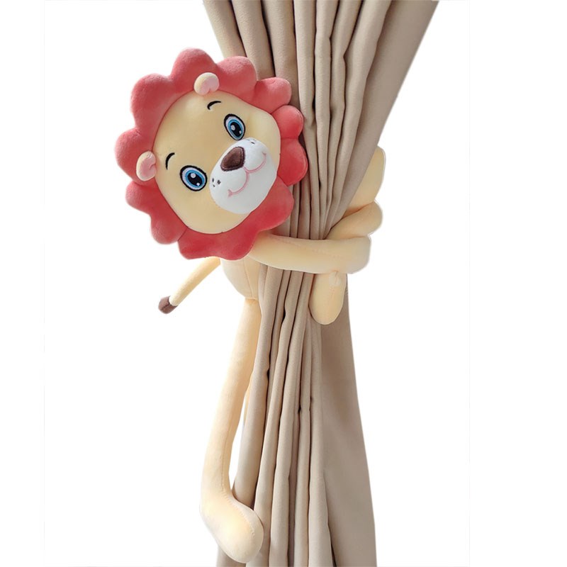 窗帘磁扣扎束带儿童绑饰卡通挂钩环一对装纱帘挂饰品点缀固定吸扣