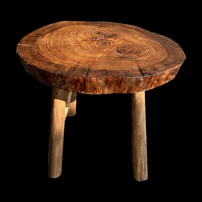 实木茶几边角几小户型原木异形香樟木茶桌民宿矮桌侘寂风阳台茶台