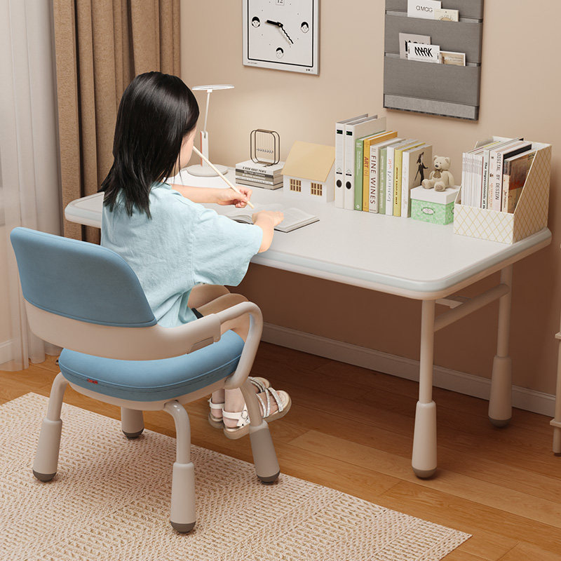 儿童学习椅可升降调节矫正坐姿靠背凳子小学生书桌椅子家用写字椅