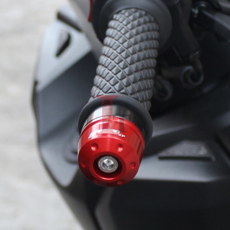 适用隆鑫无极SR0GT改装手把堵头铝合金平衡端子车把保护块配件