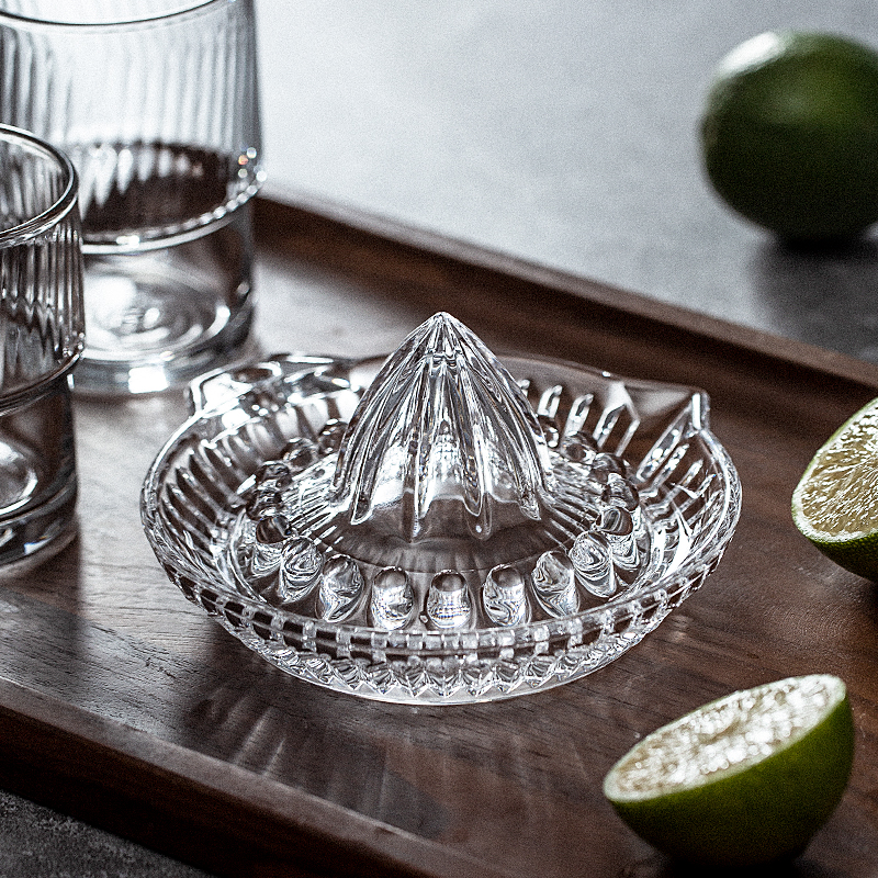 东洋佐佐木家用玻璃柠檬榨汁器果核分离手动橙汁压榨器