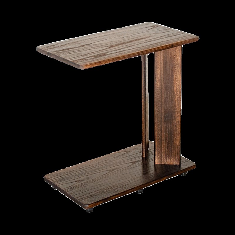 实木可移动边几床头沙发C型小桌子带轮卧室床边桌侧边桌茶桌茶几