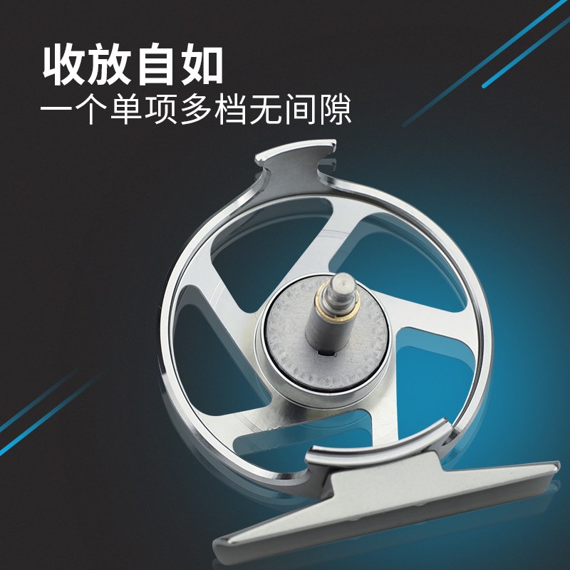 金飚王渔轮超轻全金属前打轮带泄力飞钓轮倍速冰钓矶钓精雕小鱼轮