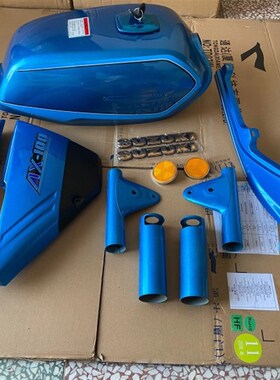 机车新款字牌金城AX100油箱护板尾罩客厅灯支架全套长春100配件