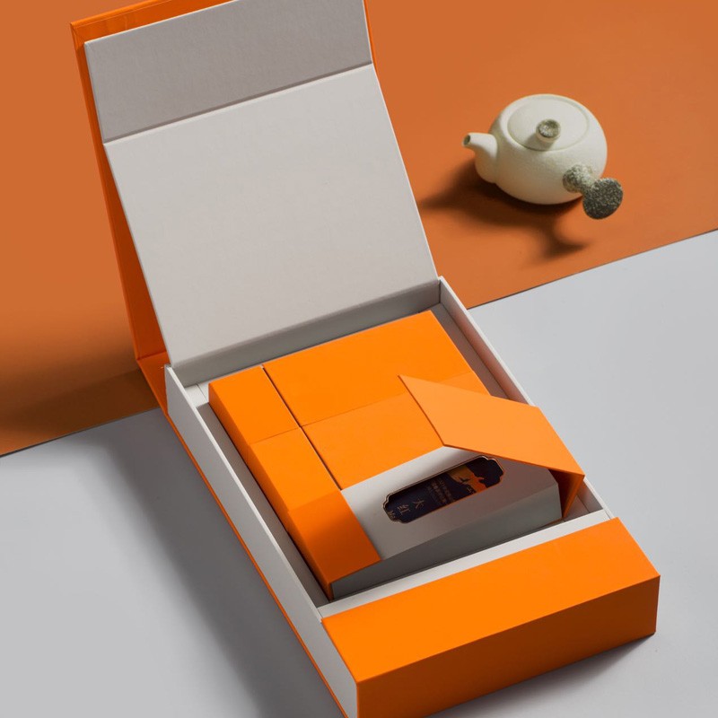 茶叶罐包装盒 空礼盒装空盒子礼品盒中号通用订制 红茶岩茶大红袍