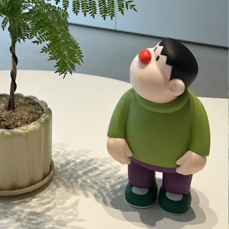 可爱胖虎摆件客厅电视柜卡通入户玄关酒柜高级感大号乔迁装饰礼品