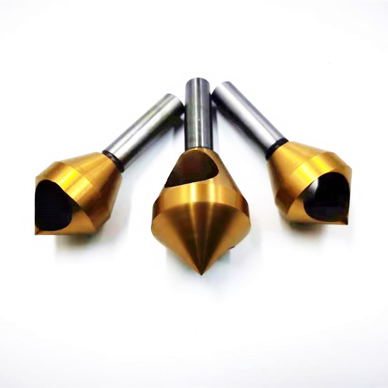 镀钛带孔倒角刀斜孔内排销扩孔钻倒角器D8 D10  D20 D D30