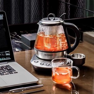 北鼎K21【多无胶水】功能家用玻璃养生壶煮茶器花茶壶一体不锈钢